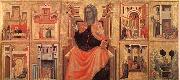 MASTER of Saint Cecilia Saint Cecilia Altarpiece oil painting on canvas